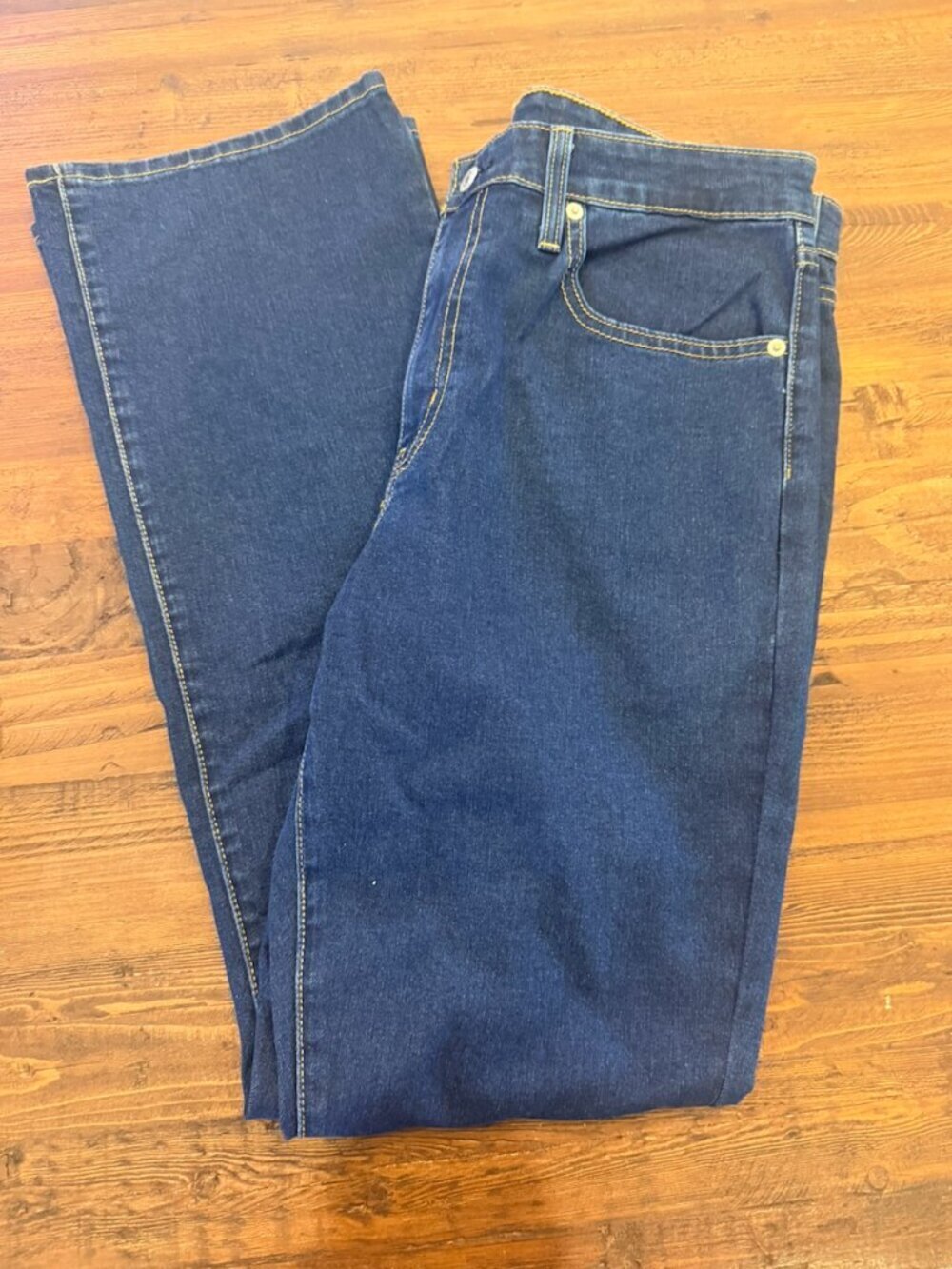 Levi’s 725 High Rise Bootcut Jeans Women’s 31x32 Dark Wash NWT Classic Stretch D - Picture 3 of 6